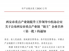 恭喜！中星測控被評定為西安市物聯(lián)網(wǎng)產(chǎn)業(yè)鏈“鏈主”企業(yè)
