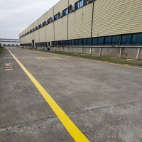 蘇州太倉廠區人行道、吳江工廠車間通道畫線、常熟斑馬線標線