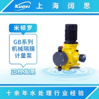 機(jī)械隔膜計量泵GB系列 LMI米頓羅耐磨雙隔膜泵頭污水加藥泵
